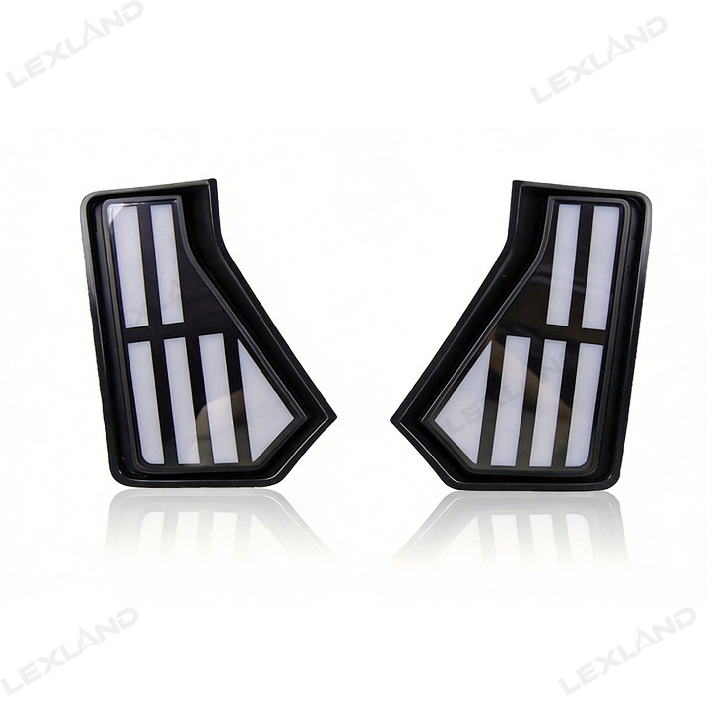Tacoma LED Daytime Running Lights Dual-Color Turn Signal Fang Lamps DRL for Toyota