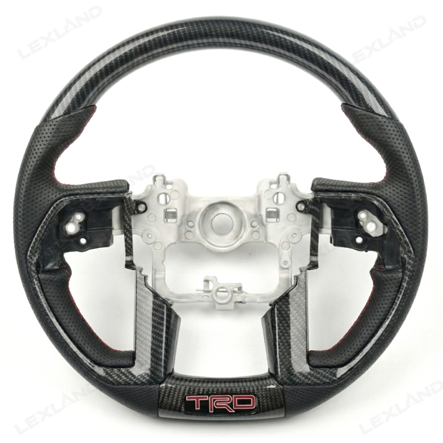 Tacoma/4Runner Steering Wheel with Upper & Lower Real Carbon Fiber Racing Look