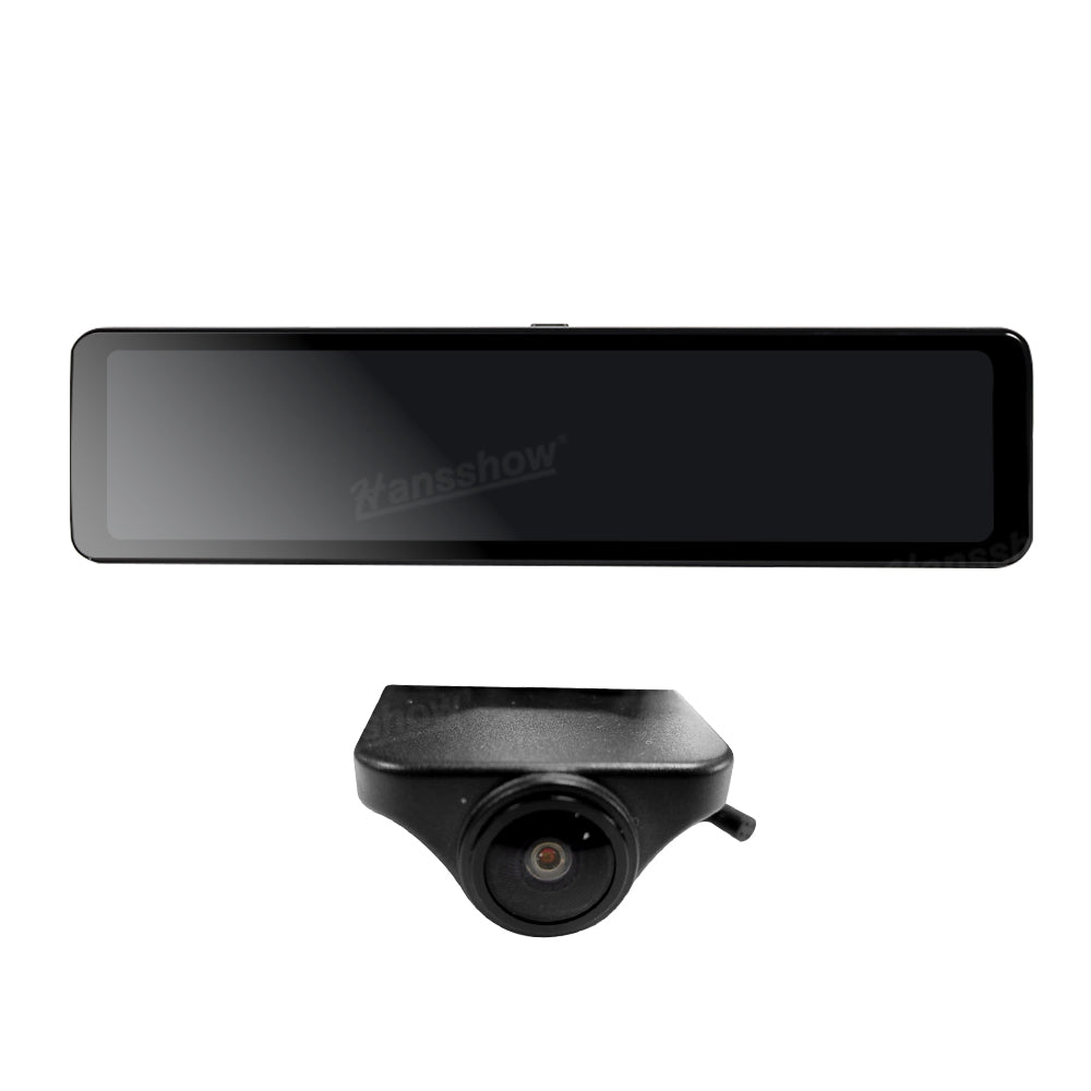 4Runner Media Rearview Mirror 12 Inch Dash Cam for Toyota