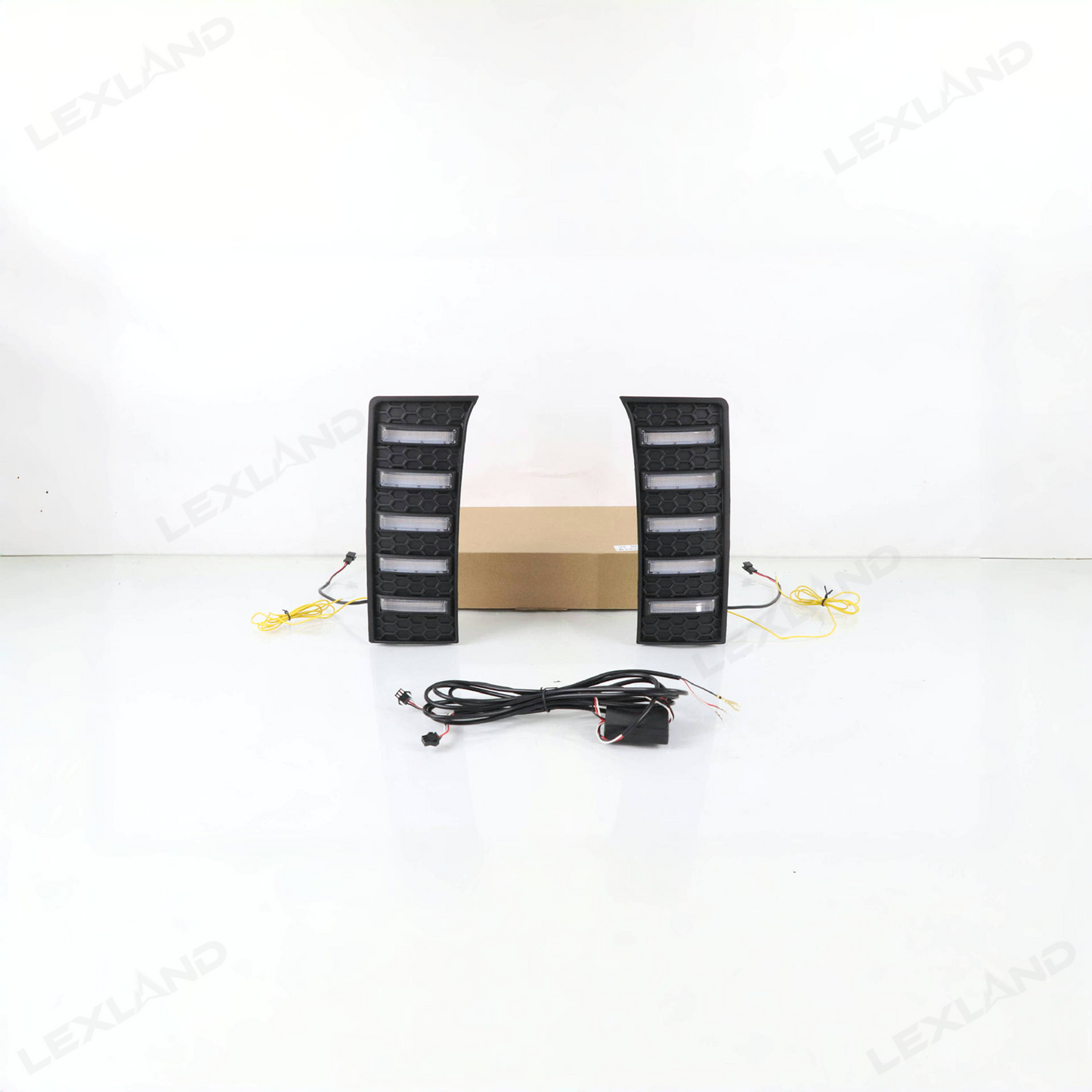 Tundra DRL Vent Lights Dual-Color Dynamic Daytime Running Lights Sequential Turn Signal Lighting Upgrade