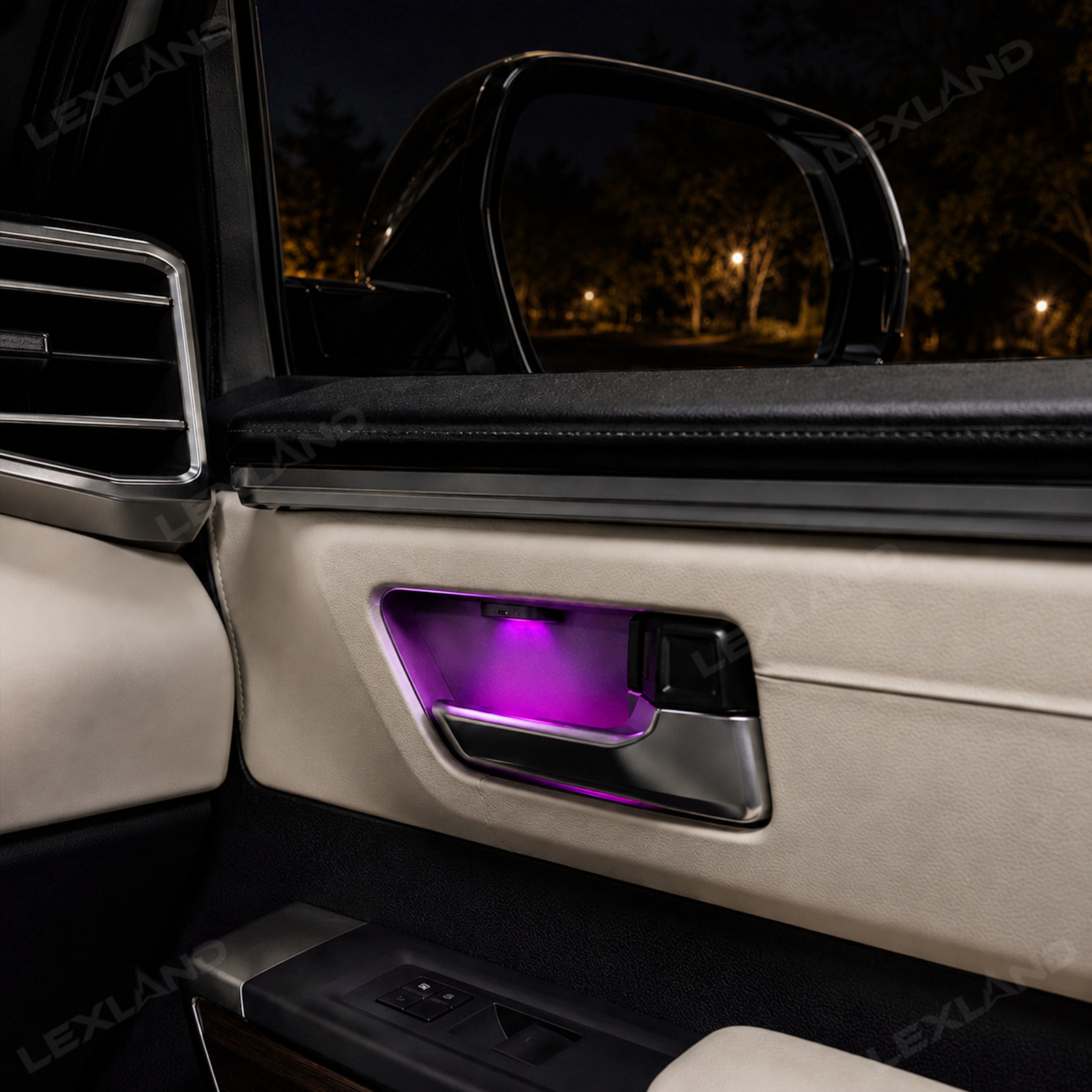 Tundra Door Bowl Lighting Multi-color Door Handle Cup Lamps