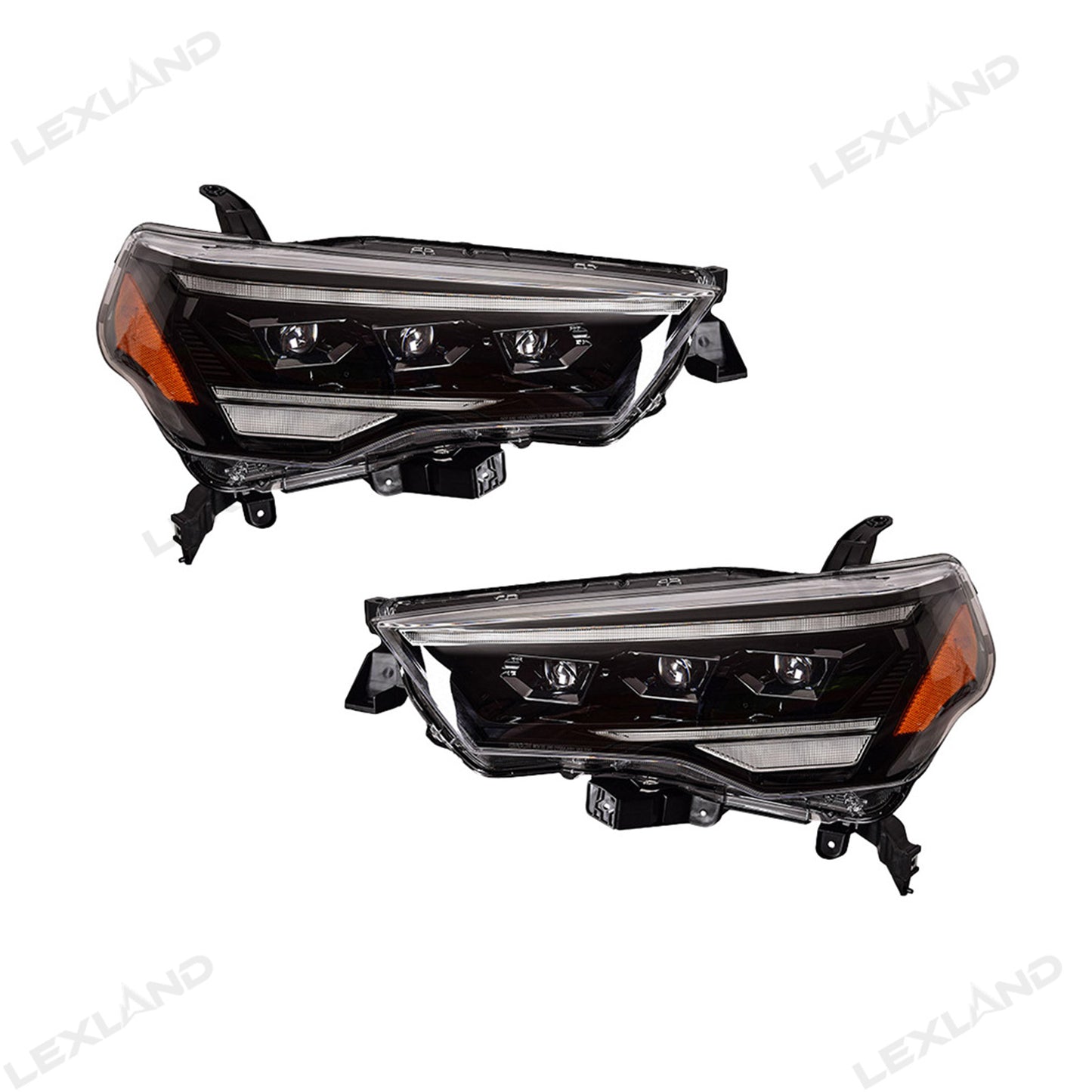 4Runner LED Headlights Front Head Lamp Replacement Kit with Sequential Turn Signal