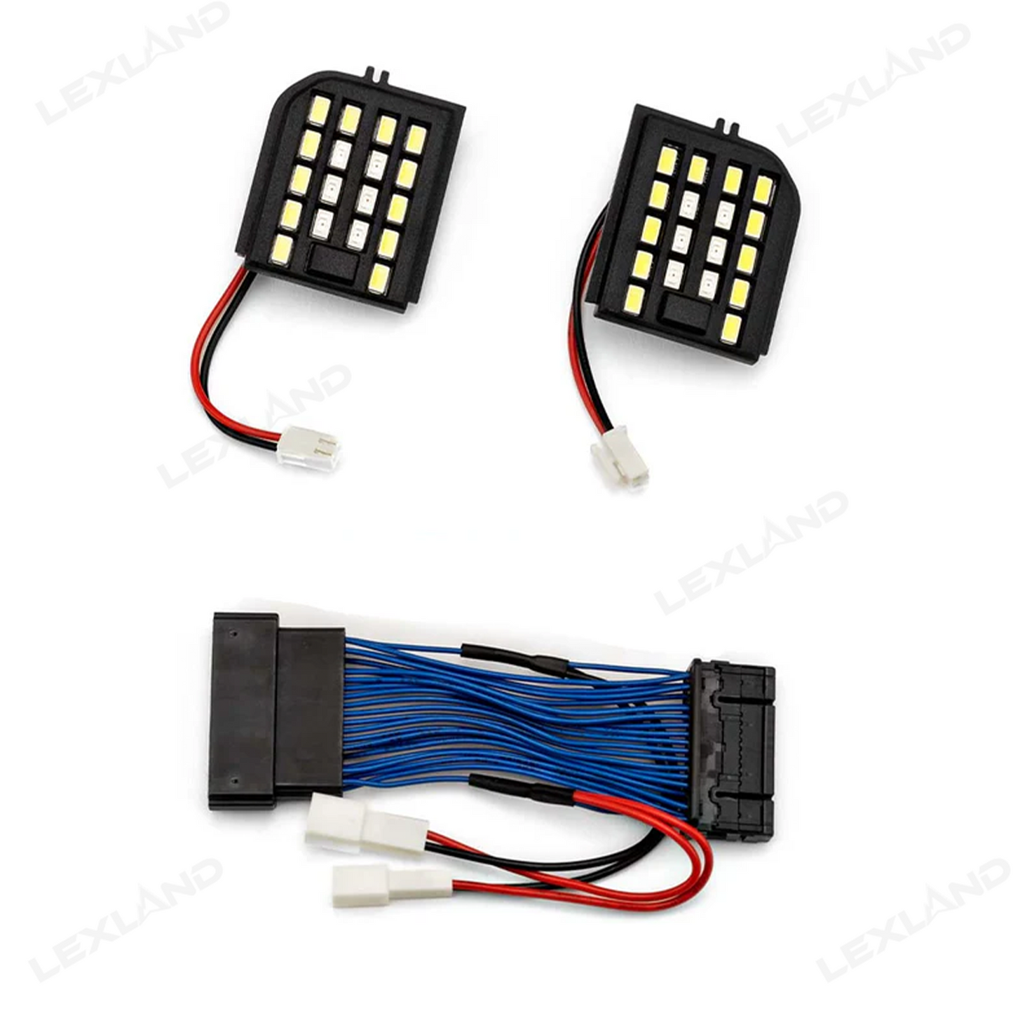 Tacoma/4Runner/Tundra Dome Light Dual Color Front Map Light Interior LED Overhead Light for Toyota