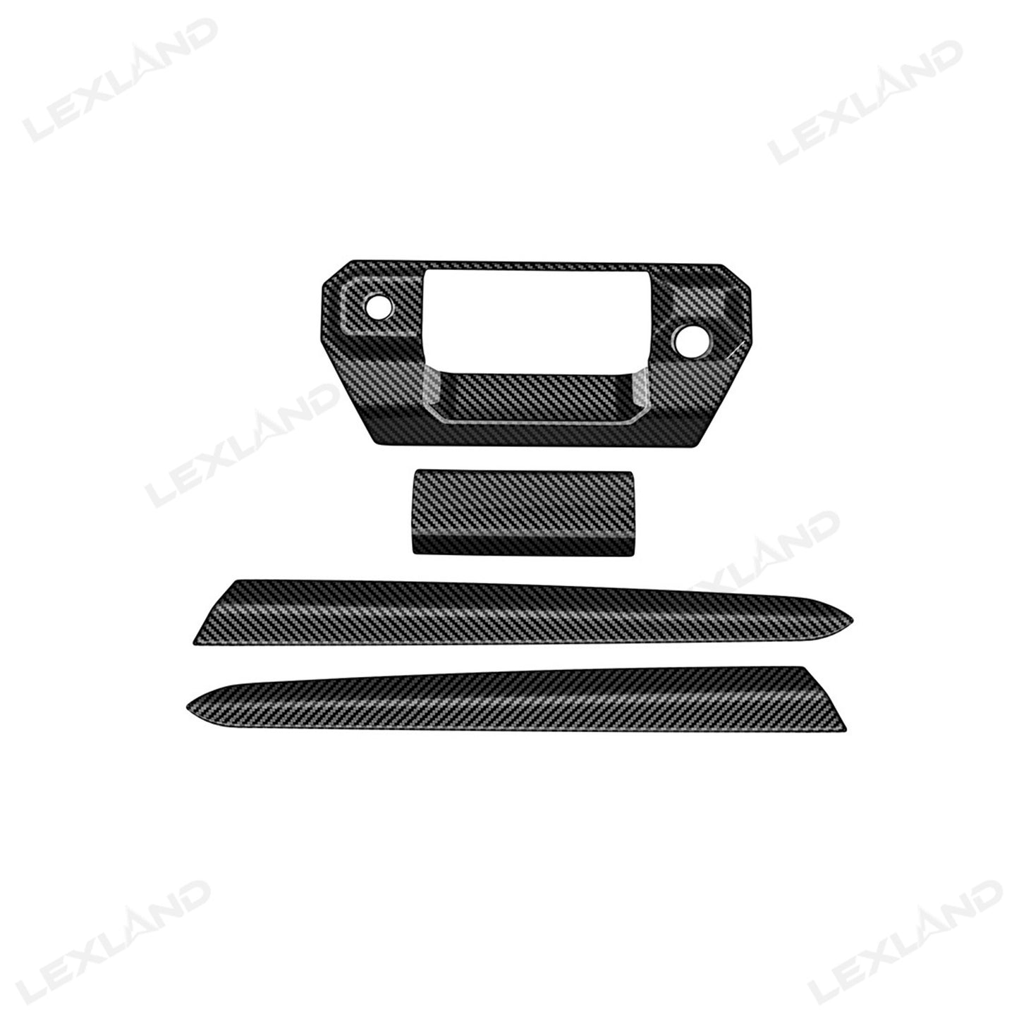 Tacoma Tailgate Handle Cover ABS Carbon Fiber Style Trim Protector Overlay for Toyota