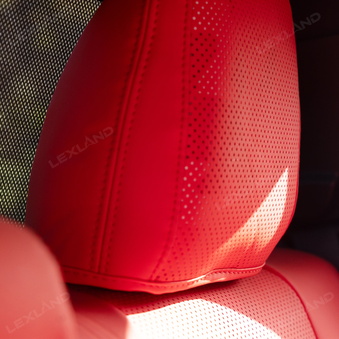 Tacoma Front Row Seat Covers Full Coverage Black/Red Camo Style Seat Protector for Toyota