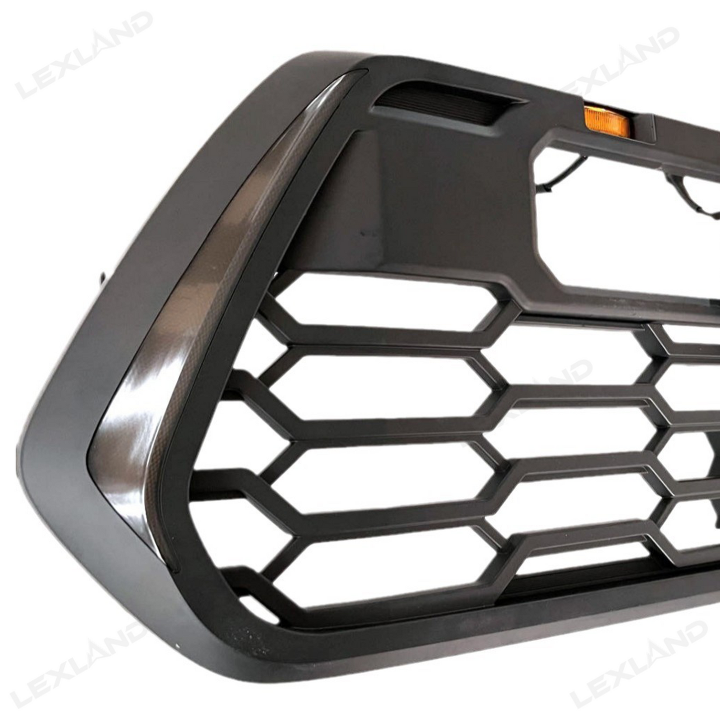 Tacoma Front Bumper Grille With DRL & Turn Signals TRD PRO Style Front Grill Replacement