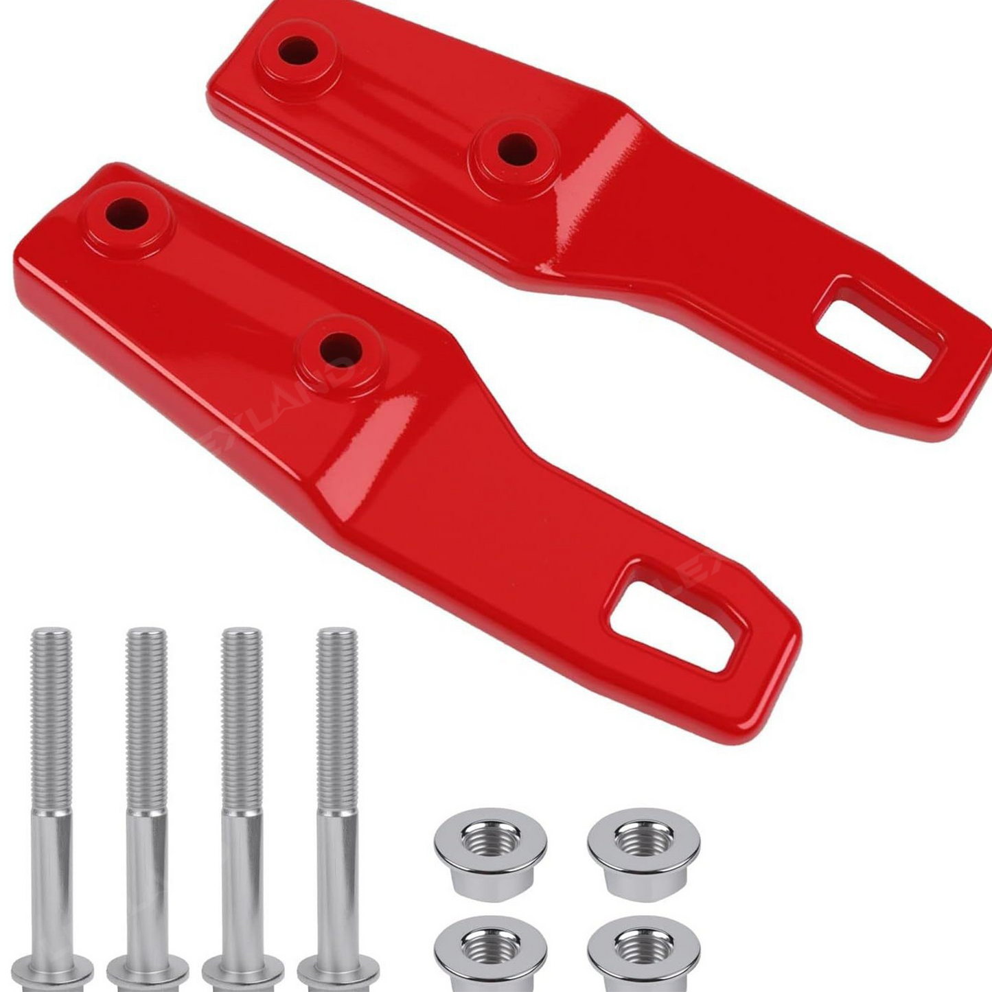 Tacoma Rear Tow Hooks Red Rear Recovery Points 2.0 for Toyota