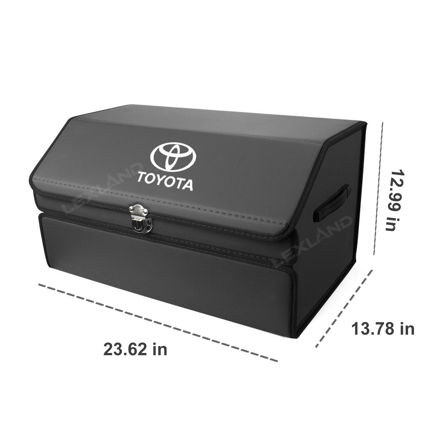 Toyota Trunk Storage Box Trunk Organizer with Toyota Logo Luggage Storage Bag