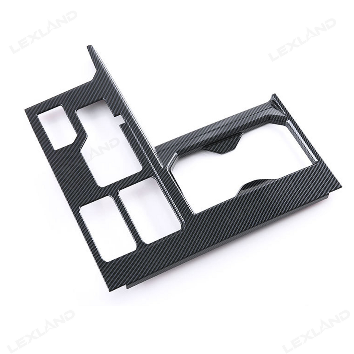 Tundra Center Control Gear Shift Panel Cover Trim ABS Carbon Fiber Style Console Overlay