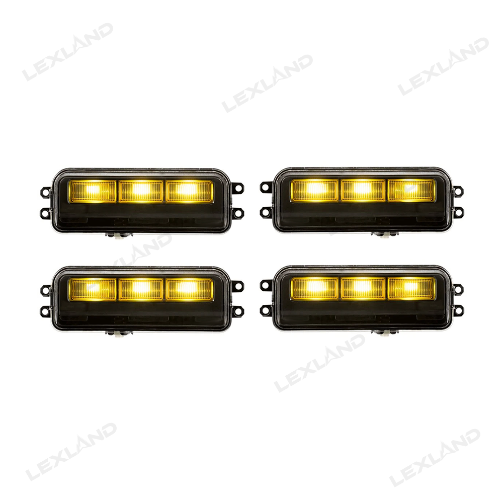 4Runner LED Fog Lights Amber Offroad Lighting Kit for Toyota