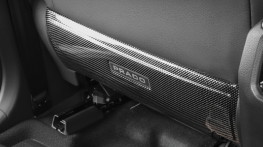 Land Cruiser LC250 Seat Back Anti-Kick Panels: Practical Interior Protection with Carbon Fiber Style Finish