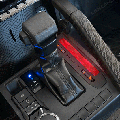 Tacoma & 4Runner Center Console Charger Hub | Multi-Port USB Docking Station with Retractable Cables & Ambient Lighting