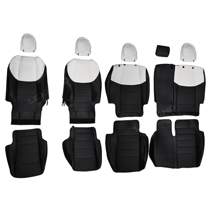 Tundra TRD Style Seat Covers Front and Rear Interior Seat Protectors for Toyota