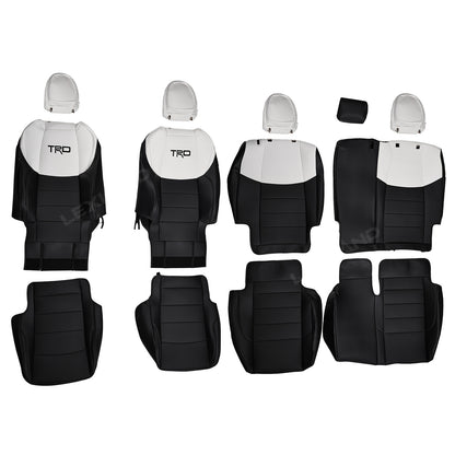 Tundra TRD Style Seat Covers Front and Rear Interior Seat Protectors for Toyota