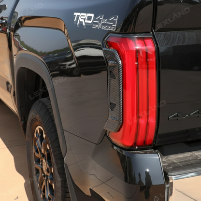 Tundra Tail Light Side Cover Trim ABS Rear Lamp Side Overlay Exterior Decor Protector for Toyota