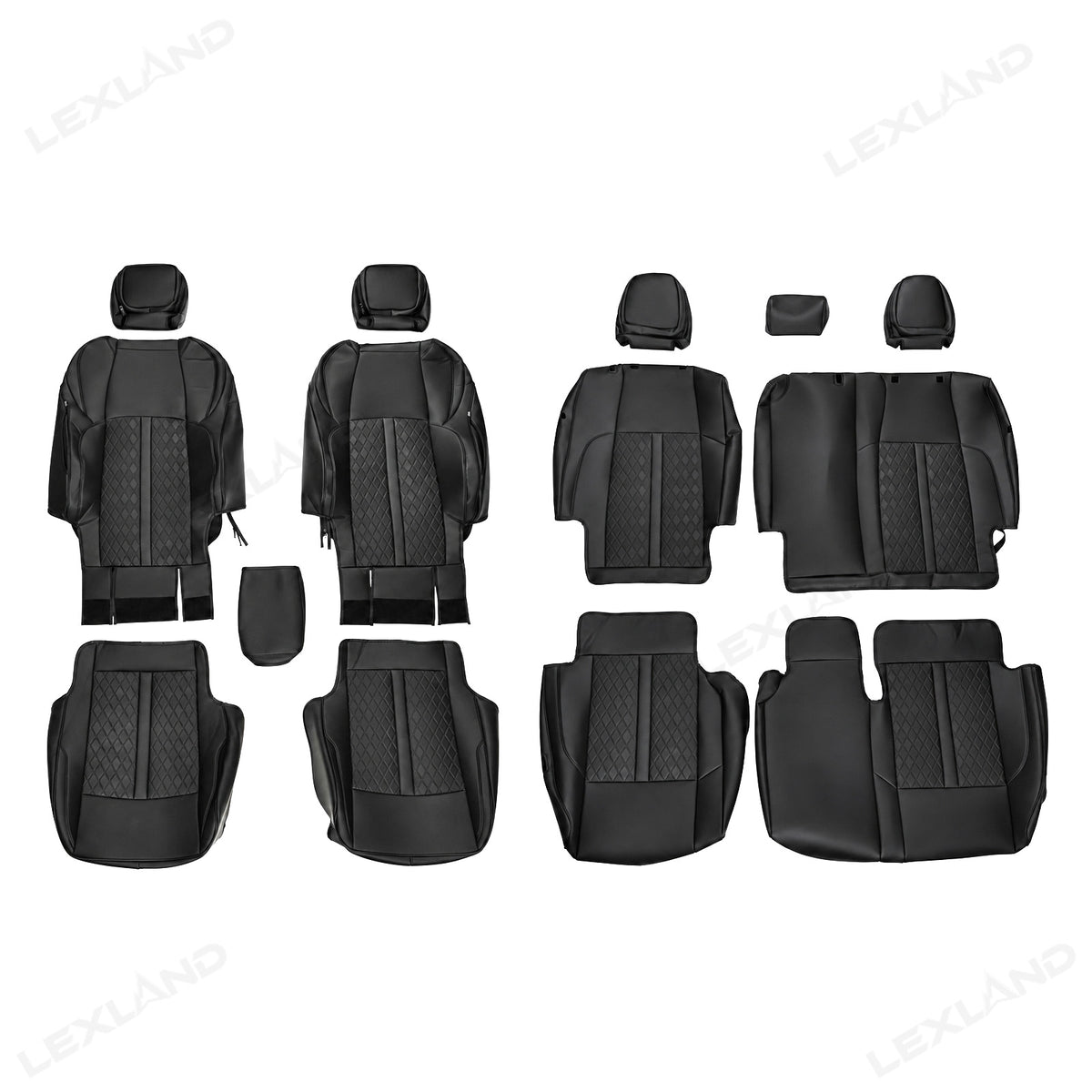 Tundra Seat Covers Diamond Pattern Seat Protectors Interior Seat Upgrade for Toyota