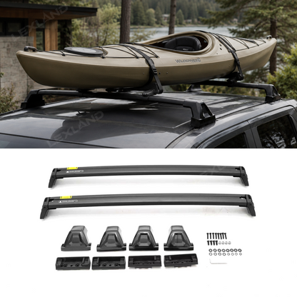 Tacoma Roof Rack Cross Bars Rooftop Cargo Carrier Bars Crossbar Kit 2.0 for Toyota