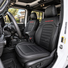 Wrangler Seat Covers 4-Door Embossed Leather Seat Protector Without Rear Armrest