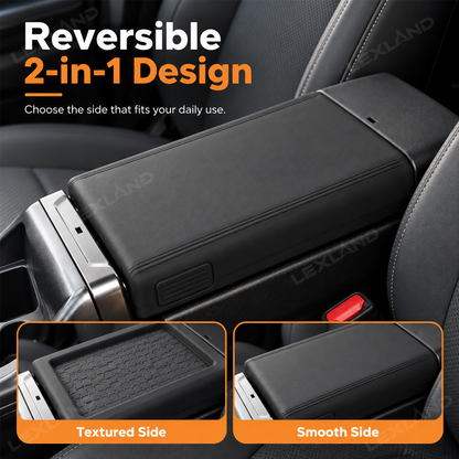 RAV4 Center Console Cover Reversible Silicone Armrest Box Cover Trim Interior Protection for Toyota