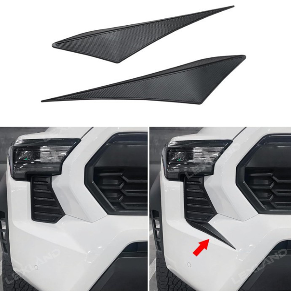 Tacoma Front Side Grille Patch Decor Cover Front Headlight Grille Decals for Toyota