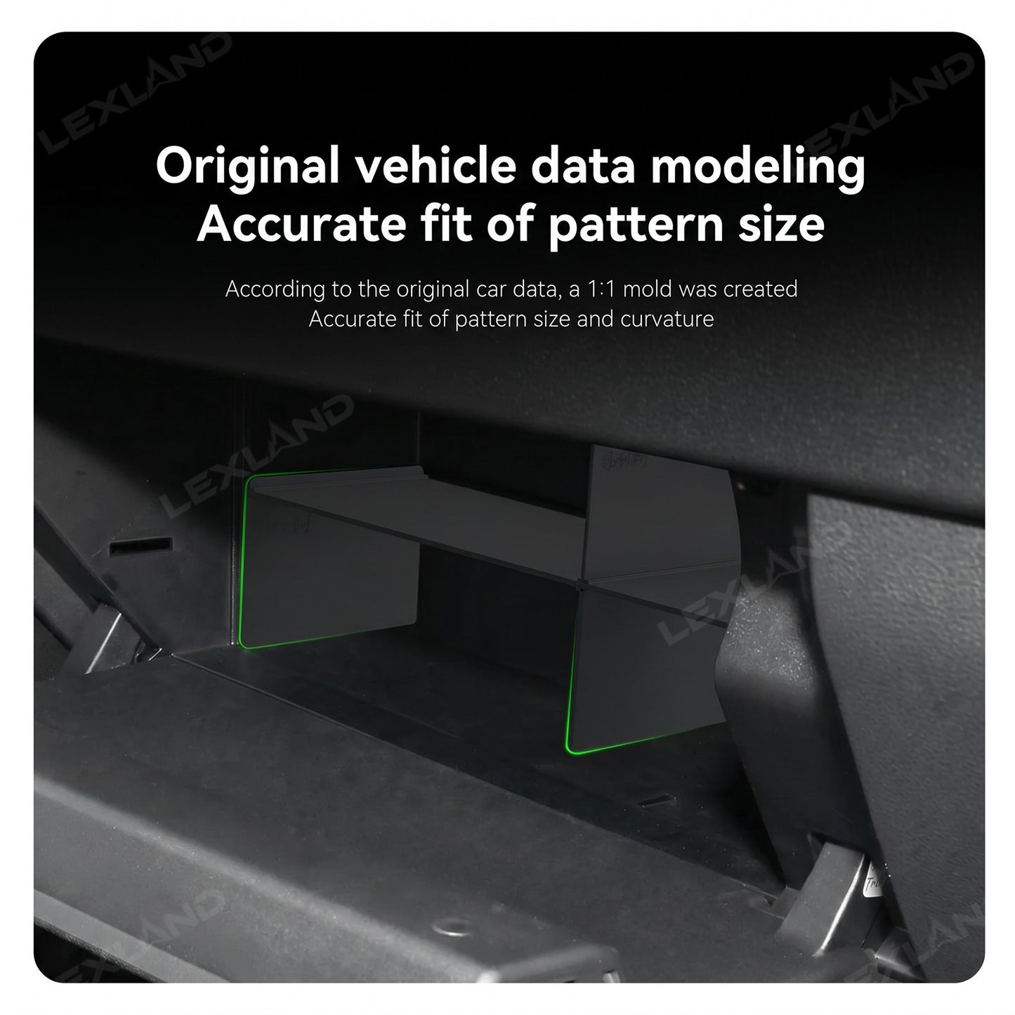 Tundra Glove Box Organizer Insert ABS Storage Divider Interior Accessories for Toyota