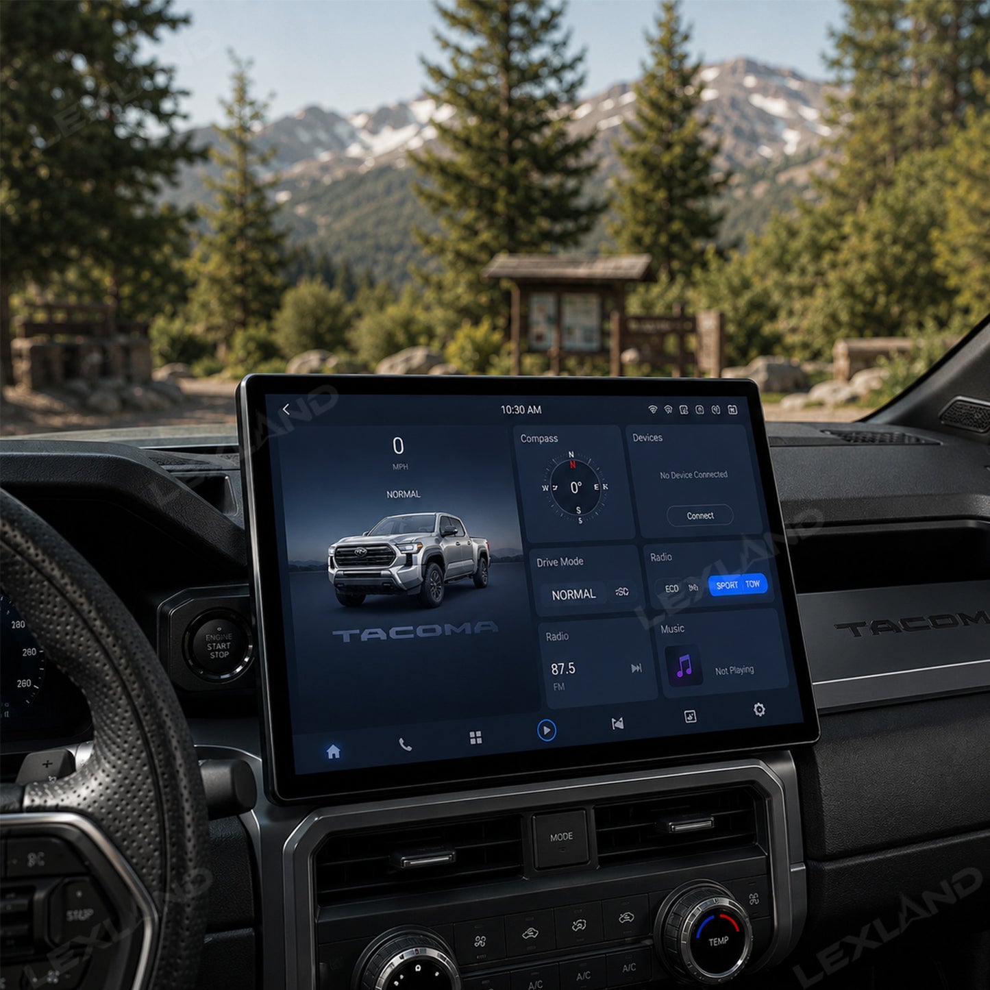 Tacoma/4Runner Head Unit with Carplay & Android Auto 15.6" Center Console Navigation Touchscreen
