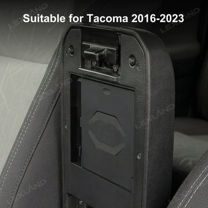 Tacoma Center Console Organizer No-Drill Hidden Storage Box Armrest Secret Compartment 2.0