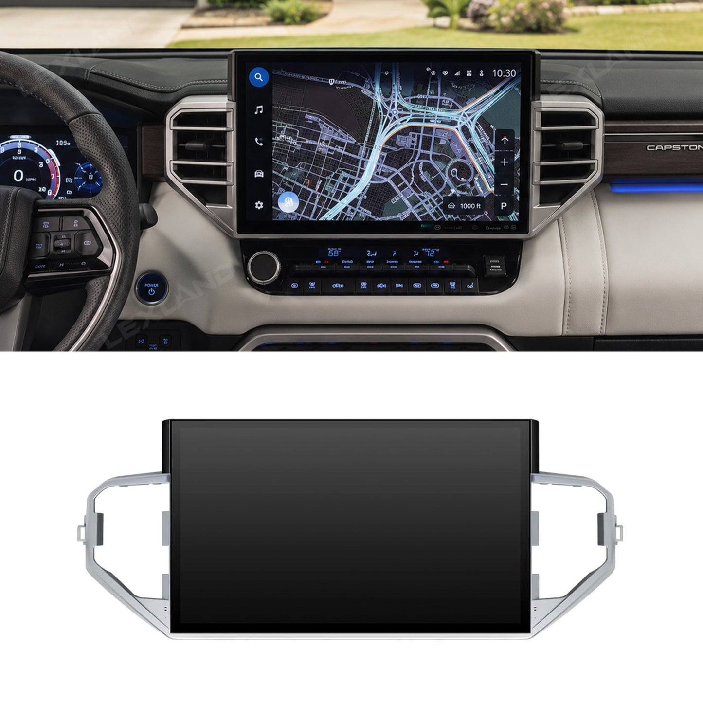 Tundra 14.6-Inch Android Head Unit Center Console Touchscreen with Wireless CarPlay & Android Auto