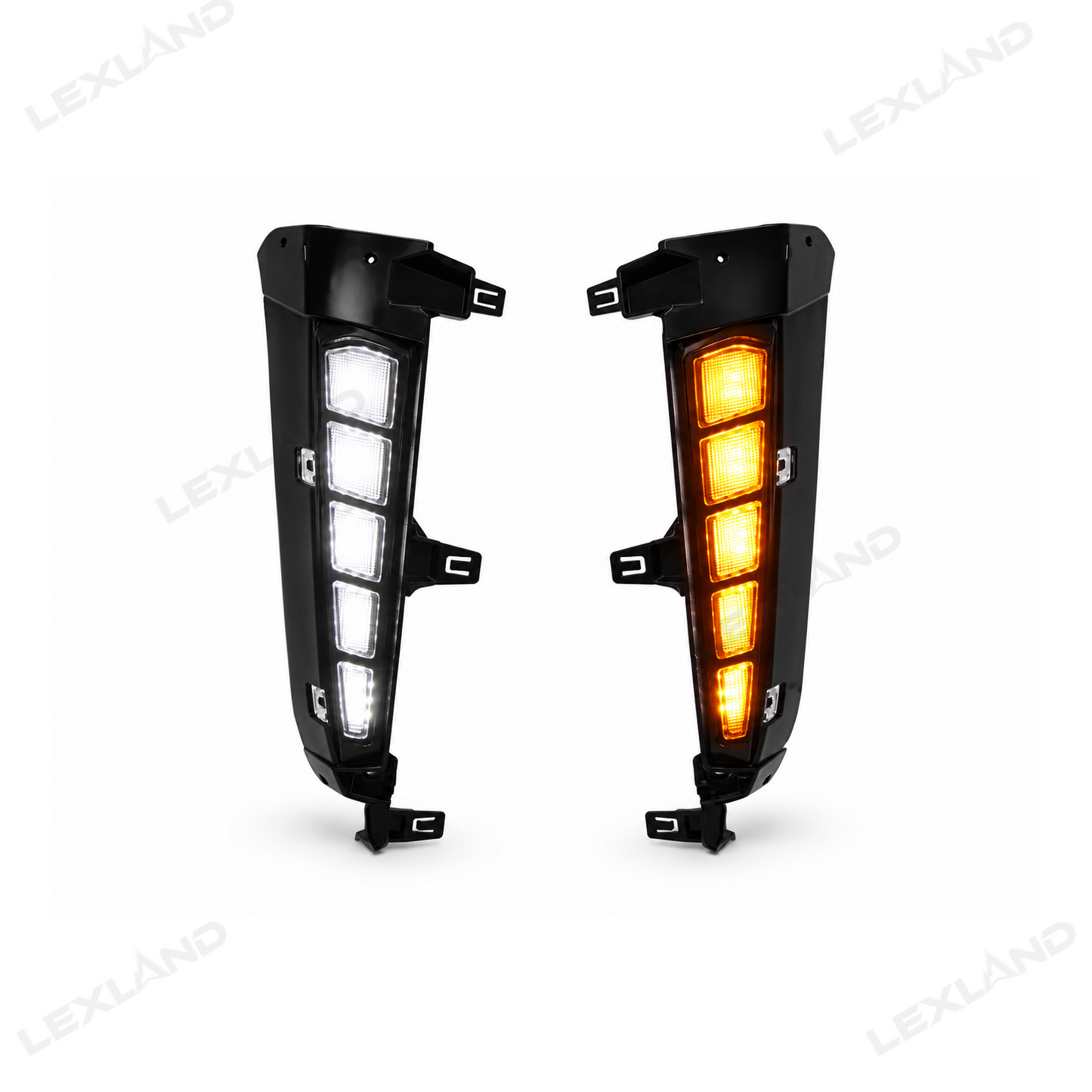 4Runner Fender Marker Lights Dual-Color LED Side Marker Lights for Toyota