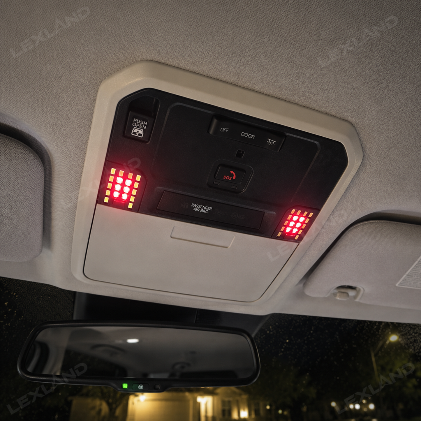 Tacoma/Tundra Dome Light Dual Color Front Map Light Interior LED Overhead Light for Toyota
