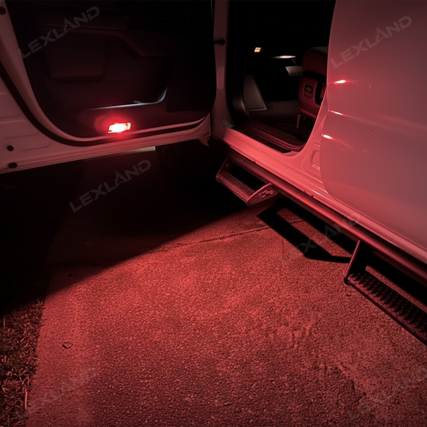 Tacoma Puddle Lights LED Courtesy Lights Dual-Color Door Welcome Lights for Toyota