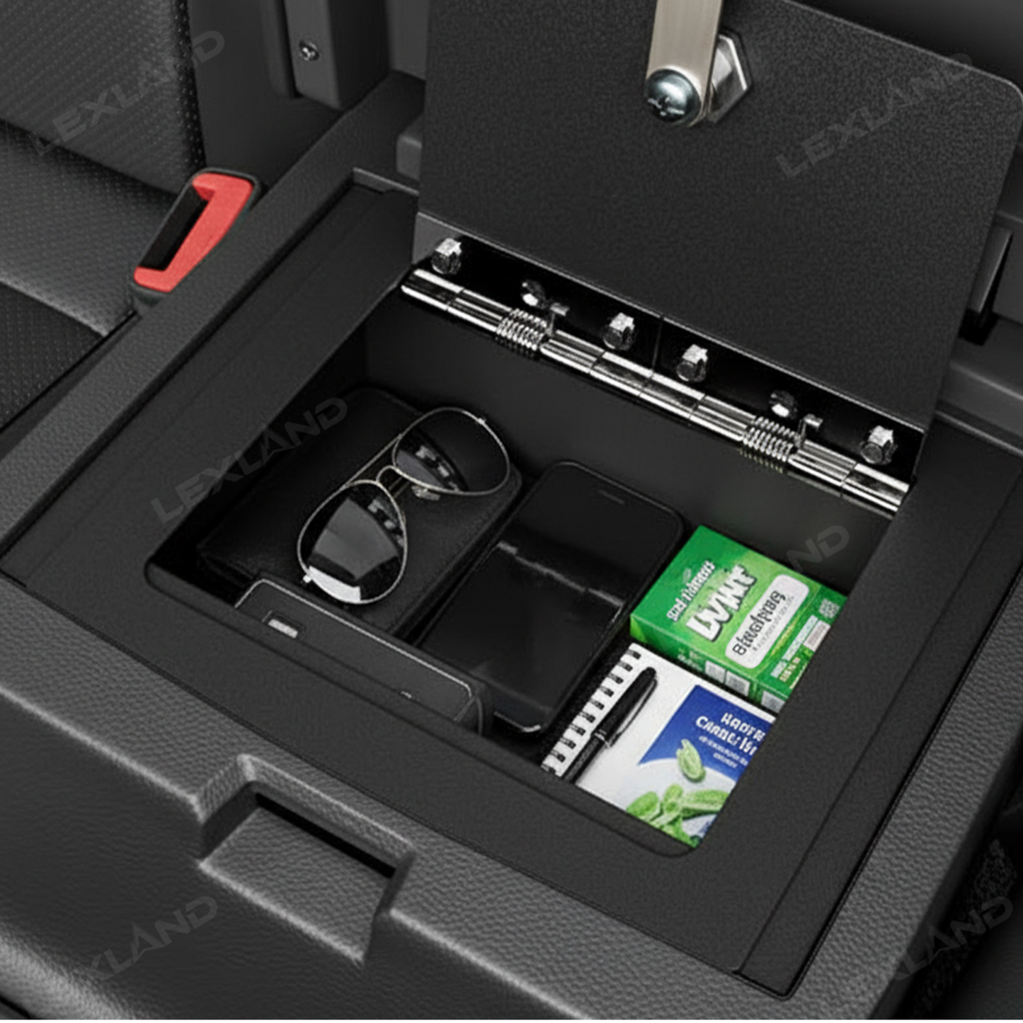 Tacoma Center Console Safe Organizer Armrest Lock Box Safe Vault Lockbox for Toyota