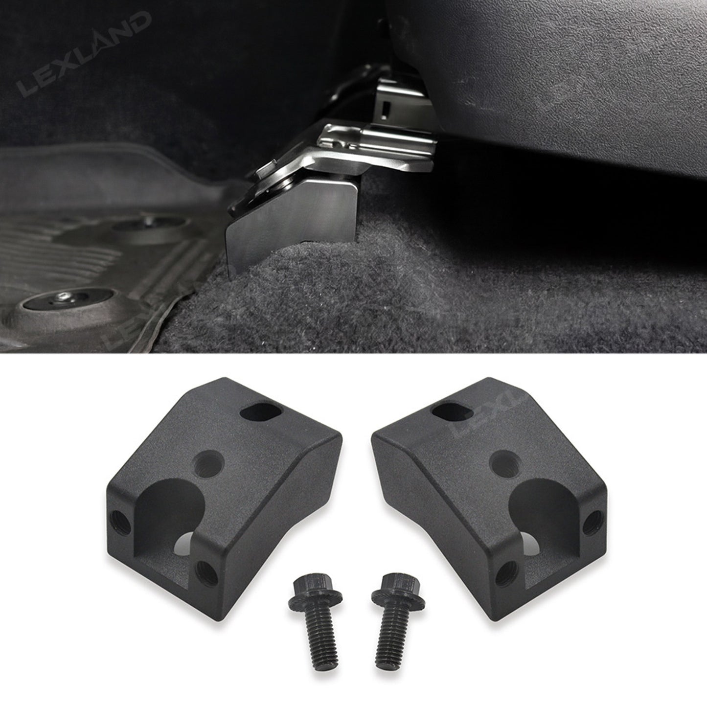 Tacoma/4Runner Front Seat Jackers Aluminium Alloy Riser Spacer Lift Stand 2PCS for Toyota