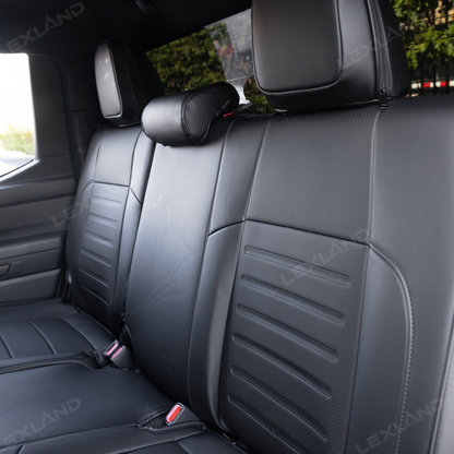 Tacoma /4Runner Seat Covers Full Coverage Embossed Seat Protector with TRD Style