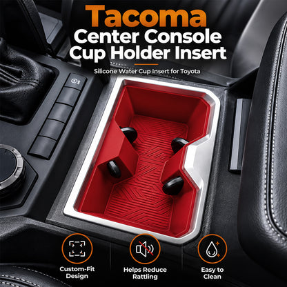 Tacoma/4Runner Interior Silicone Liner Insert Interior Cover & Organizer Set for Toyota