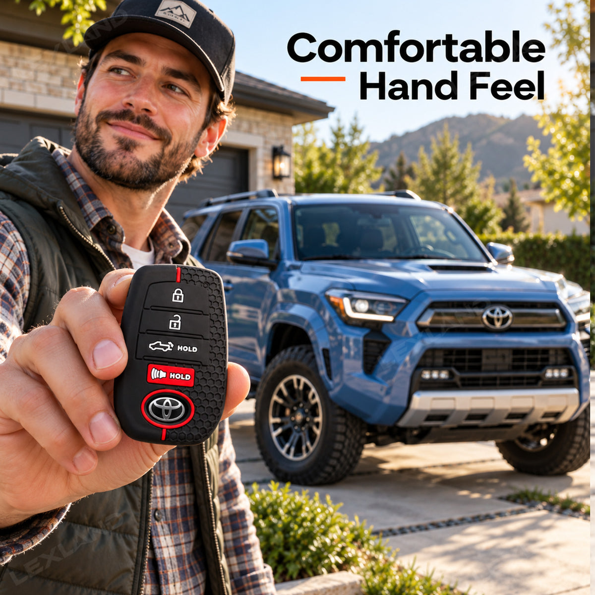 Tacoma/4Runner/Tundra Key Fob Cover Protective Silicone Key Fob Case 2.0 for Toyota