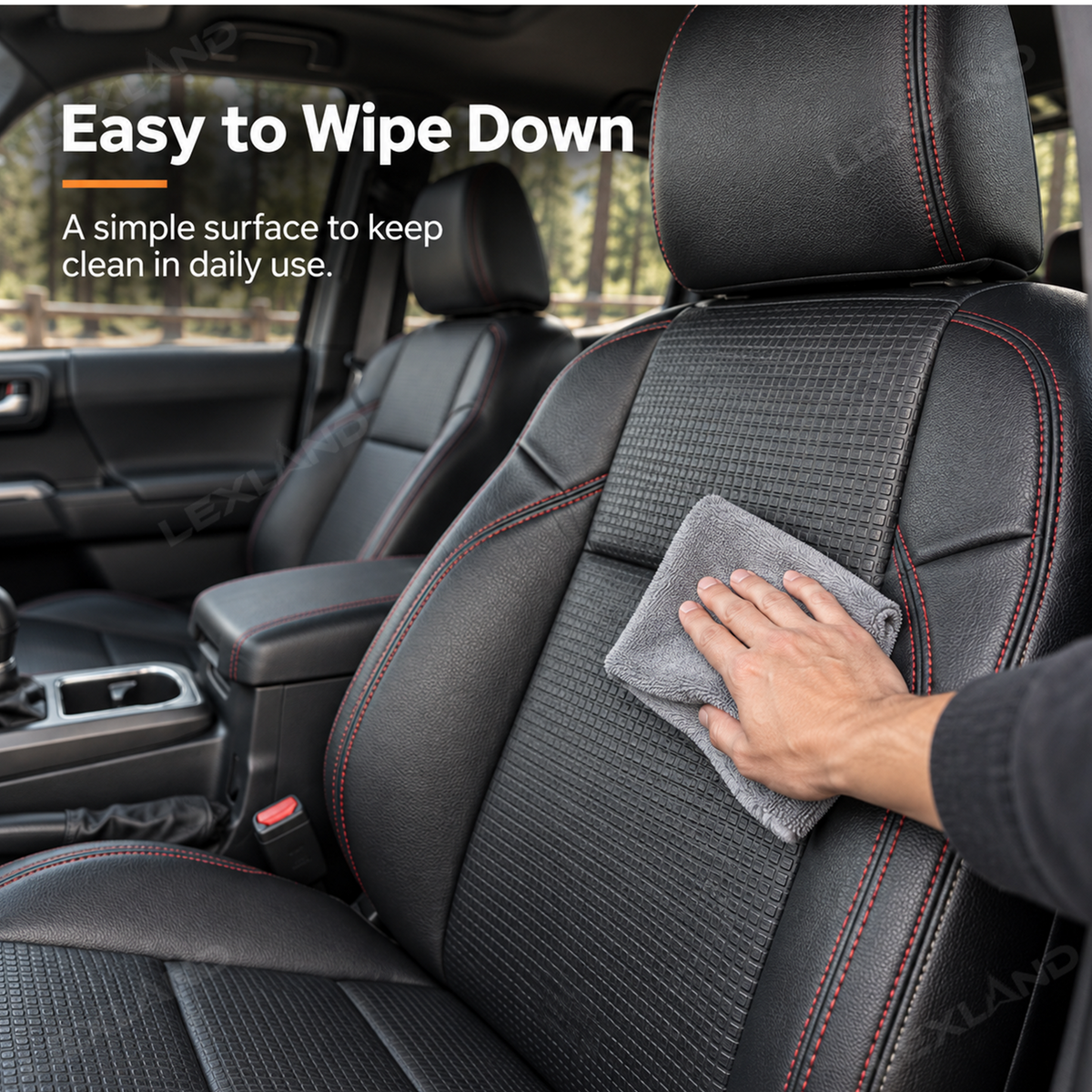 Tacoma Seat Covers OEM-Style Fit Seat Protector Interior Seat Upholstery Upgrade for Toyota