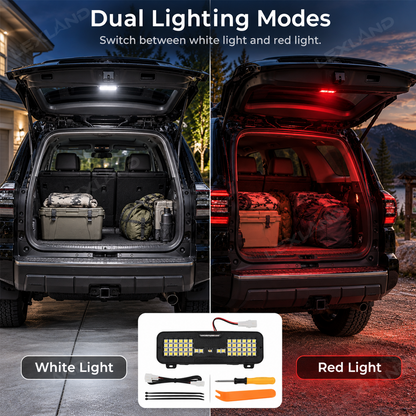 4Runner Trunk Camping Light Dual-Color LED Cargo Lamps Hatch Trunk Ceiling Lighting
