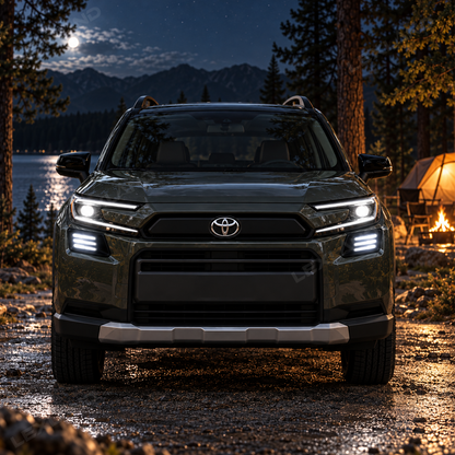 Rav4 Woodland Front head LED Lights Daytime Running Lights DRL Fog Light for Toyota