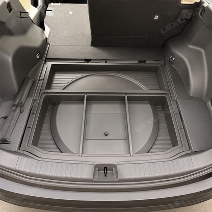 RAV4 Trunk Hidden Storage Box Rear Hatch Cargo Organizer Multi-Compartment Tray for Toyota