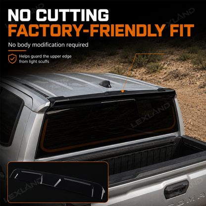 Tacoma Rear Roof Truck Spoiler Wing Rear Truck Splitter for Toyota