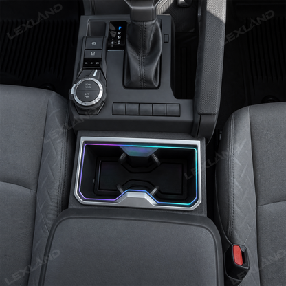 Tacoma Cup Holder RGB Ambient Lighting Kit Interior Cupholder Light Upgrade for Toyota