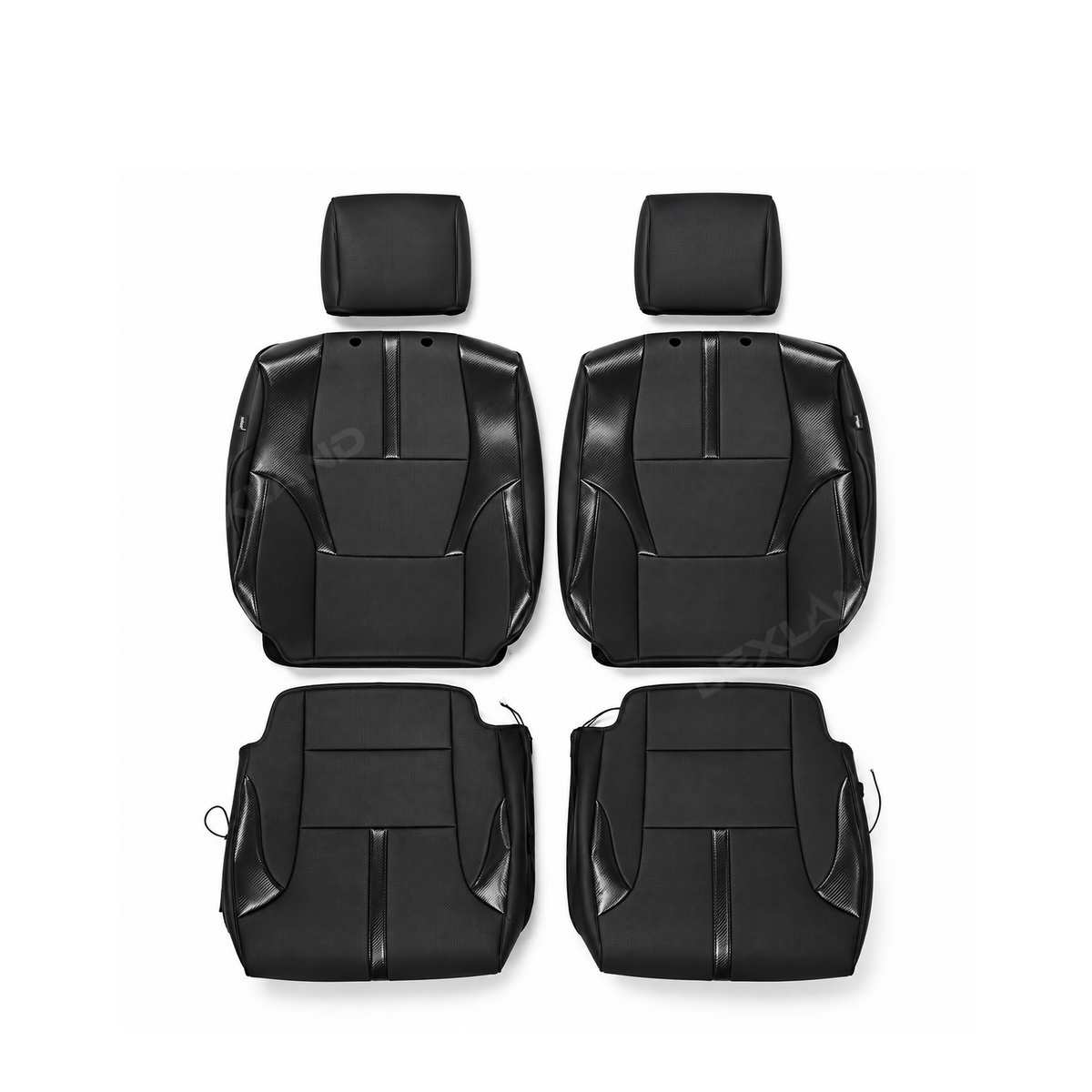 Tundra Seat Covers Carbon Fiber Style Custom Seat Protector Interior Cover for Toyota