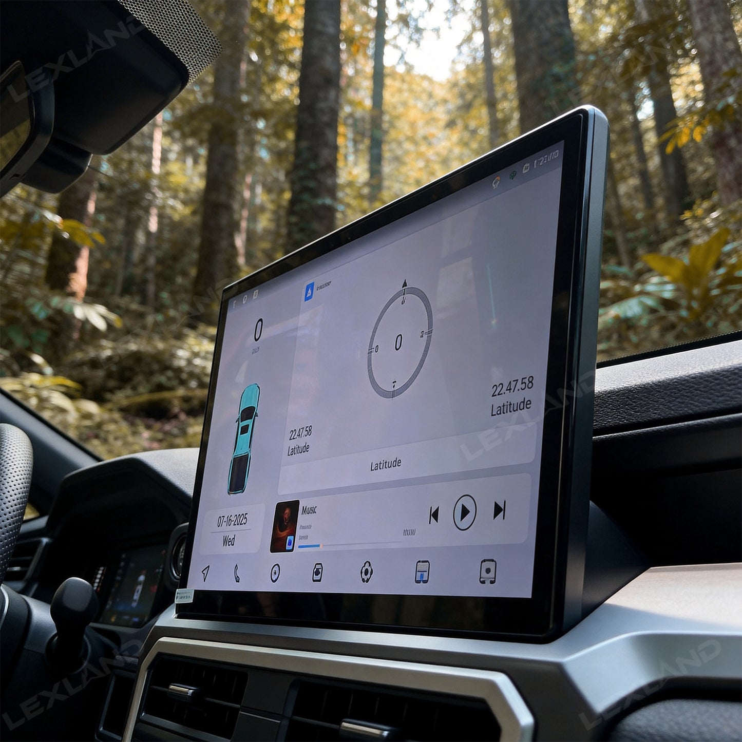 Tacoma/4Runner Head Unit Upgrade with Carplay & Android Auto 14.6" Center Console Navigation Multimedia Screen