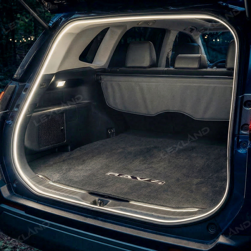 RAV4 Rear Trunk Ambient Lighting Kit LED Trunk Cargo Light Strip Interior Decoration Lights