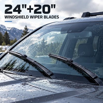 Tacoma Wiper Blades 24" / 20" Front Windshield Wipers Replacement Kit for Toyota