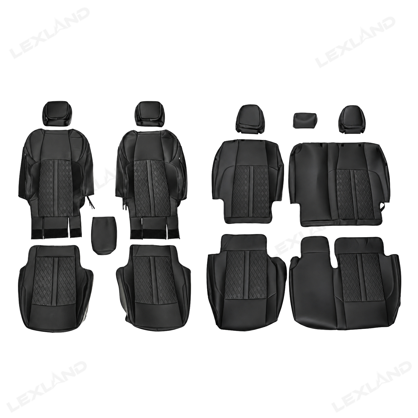 Tacoma/4Runner Seat Covers Diamond Pattern Seat Protectors Interior Protection for Toyota