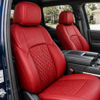 Tundra Seat Covers Diamond Pattern Seat Protectors Interior Seat Upgrade for Toyota