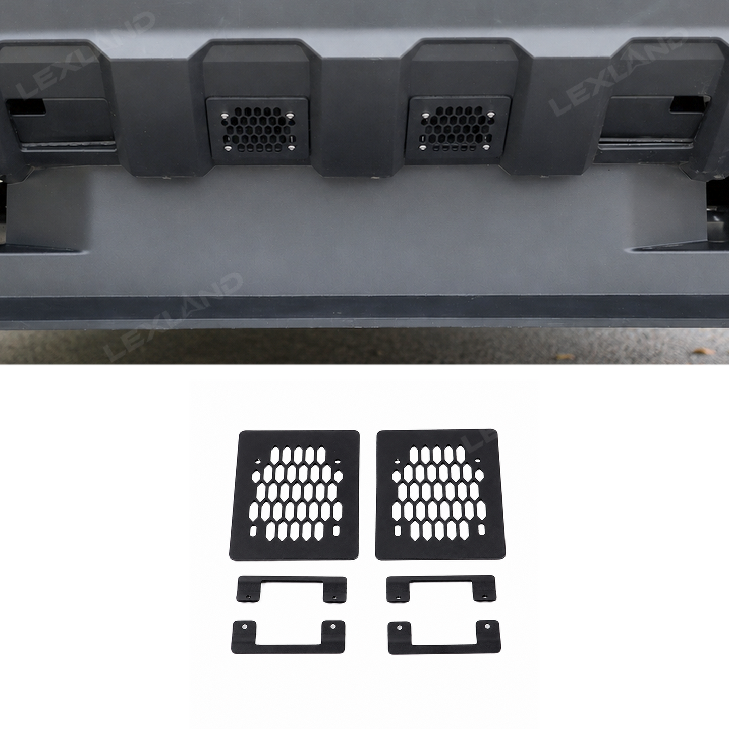 Tacoma Front Bumper Lower Air Vent Grille Guard Cover Air Intake Insect Screen 2PCS for Toyota