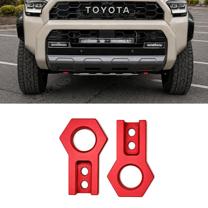 Tacoma /4Runner Front Tow Hooks Off-Road Aluminum Recovery Hooks Bolt-On Tow Points